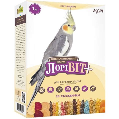 Корм для середніх папуг Лорівіт +, повнораціонний, 1 кг купити у Києві ...