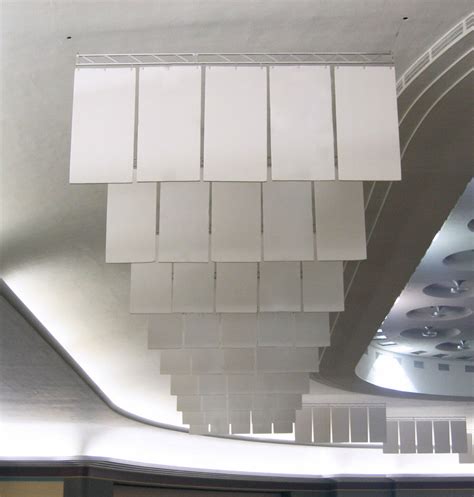 Baffle Ceiling System Acoustic Polyester Baffles Asi