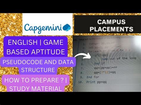 Capgemini Interview Questions And Answers Capgemini Pseudocode