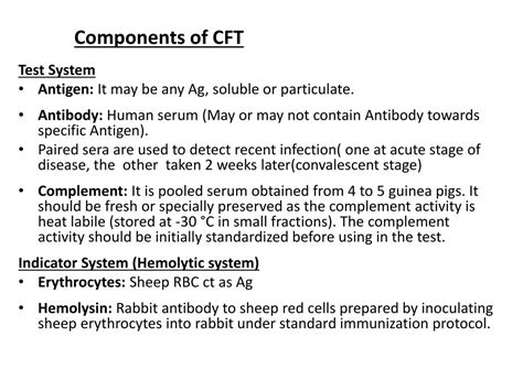 Ppt Complement Fixation Test Powerpoint Presentation Free Download