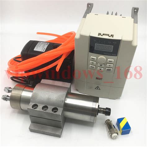 1 2KW CNC Spindle Motor 60000RPM ER11 High Speed VFD Inverter Pump