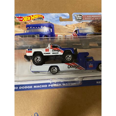 Hot wheels 風火輪PREMIUM DODGE MACHO POWER WAGON 運輸車 蝦皮購物