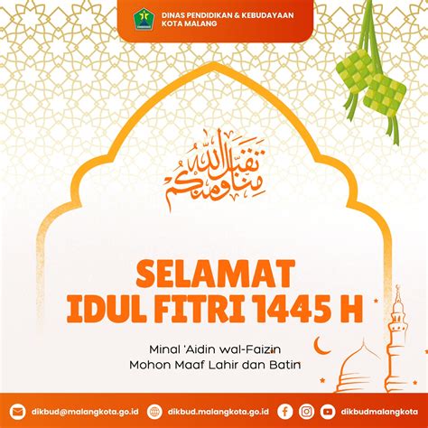 Selamat Idul Fitri H M Dinas Pendidikan Dan Kebudayaan