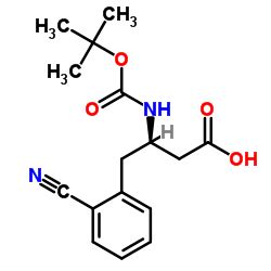 CAS 269726 80 9 Boc R 3 Amino 4 2 Cyano Phenyl Butyric Acid