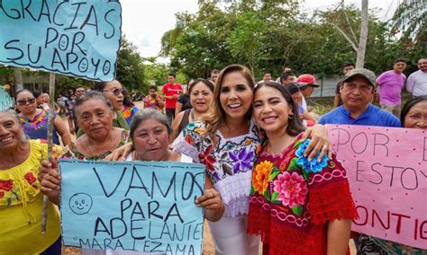 Mara Lezama Da El Banderazo De Salida A La Obra Del Proyecto Puerta Del