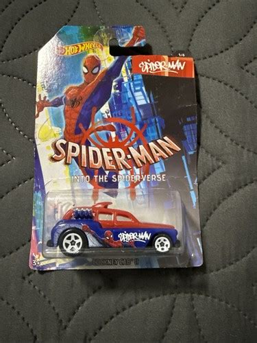 Complete Spider Man Into The Spider Verse Hot Wheels Set All 6 Cars