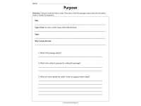 purpose worksheet  teach simple