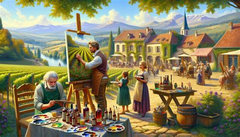 creating depth  landscape painting  oil