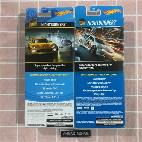 Hot Wheels Nightburnerz Pack Hobbies Toys Toys Games On Carousell