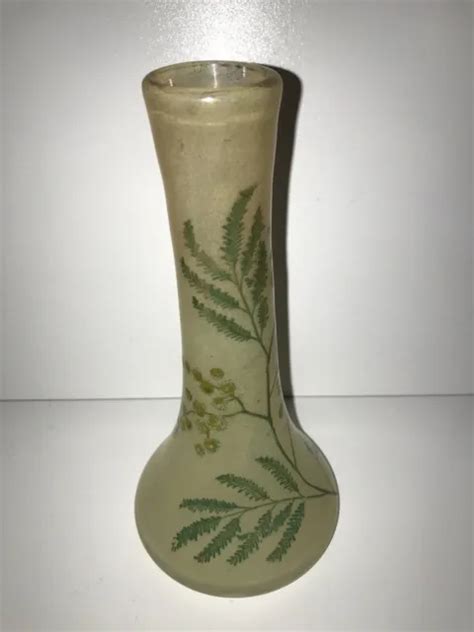 VASE ART NOUVEAU En Pâte De Verre LEGRAS EUR 44 00 PicClick FR