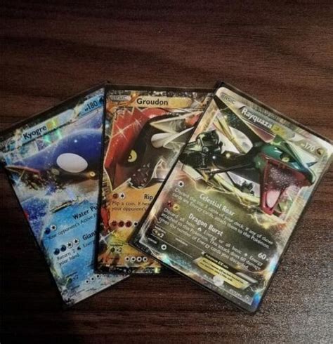 Kyogre Ex Xy Groudon Ex Xy Rayquaza Ex Ultra Rare Half Art