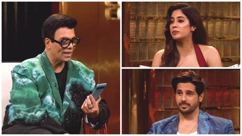 Koffee With Karan Season Varun Dhawan Janhvi Kapoor Sidharth