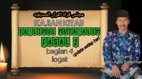 Kitab Ta Limul Muta Alim Bahasa Sunda Pasal Bagian Logat Ust