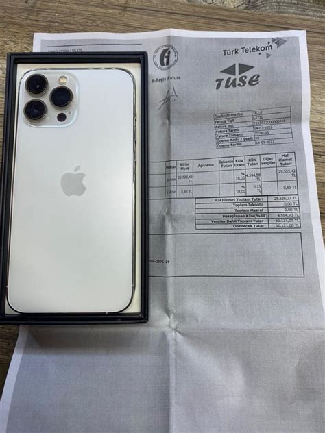 İPHONE 13 PRO MAX 256GB KUTULU FATURALI Akıllı Telefon 1675582827