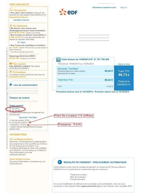 Comment Lire Une Facture D Lectricit