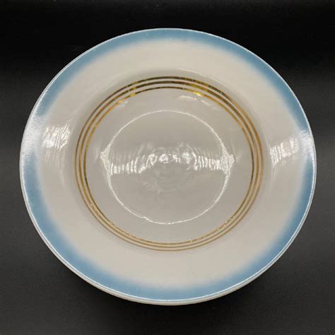 Набор из 4 обеденных тарелок, фарфор, золочение, Богдановичский ...