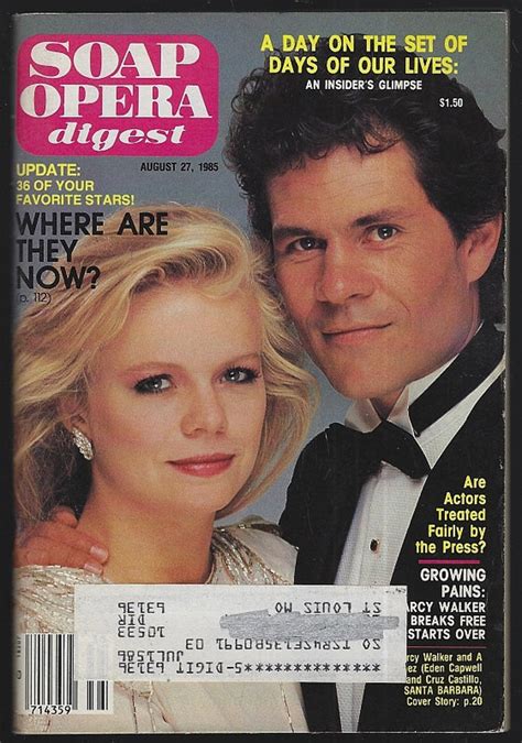 Soap Opera Digest Magazines 1985 Days Of Our Lives Peter Reckell