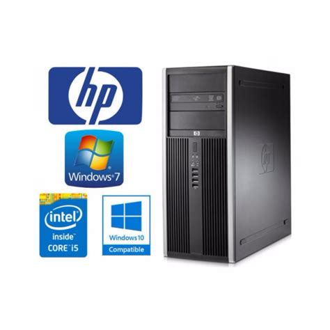 Hp Compaq Elite Convertible Minitower Pc With Hp Led Monitor