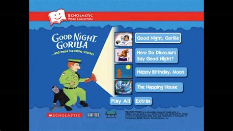 Good Night Gorilla 2003 Dvd Menu By Nobh4201 On Deviantart