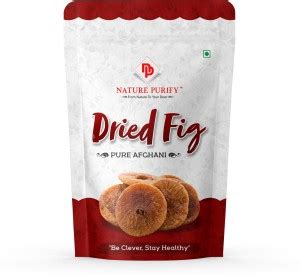 Nature Purify Premium Afghani Anjeer Dried Figs Value Pack Pouch