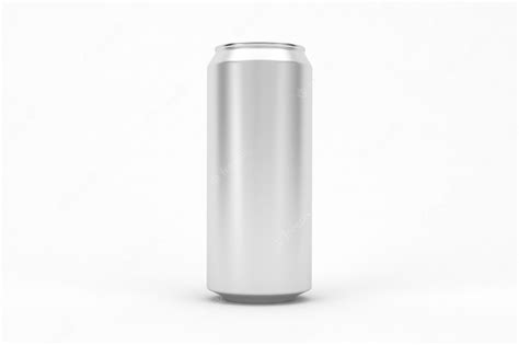 Premium Photo Soda Tin Can Front Side Isolated In White Background