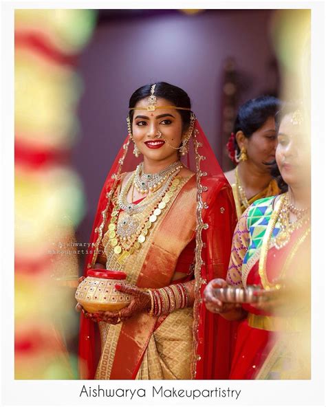 Aishwarya MakeupArtistry On Instagram Gnaneshwari Reddy Wedding