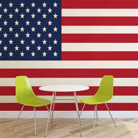 usa america flag wall paper mural buy  europosters