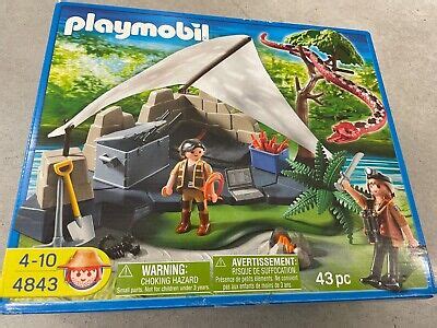 Playmobil Treasure Hunter S Camp 4843 NIB Sealed 3610170485759 EBay