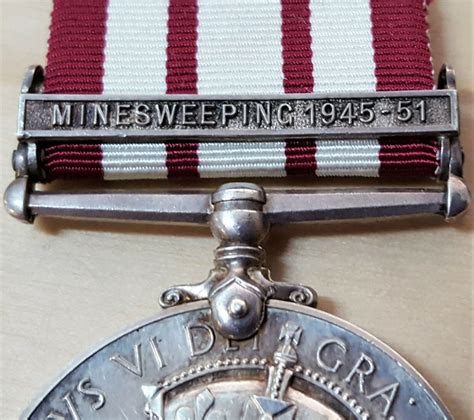 Naval General Service Medal Clasp Mine Sweeping Pkx