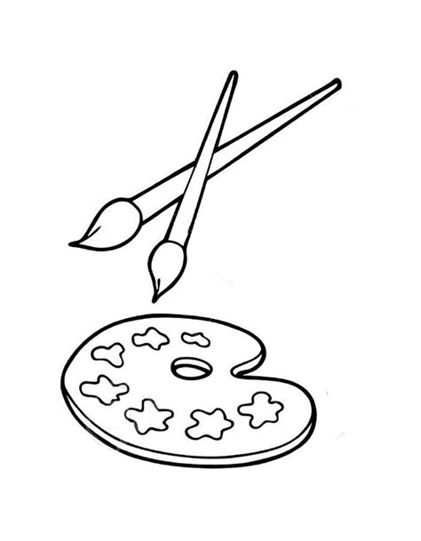 Раскраски Краски для детей: распечатать бесплатно или скачать