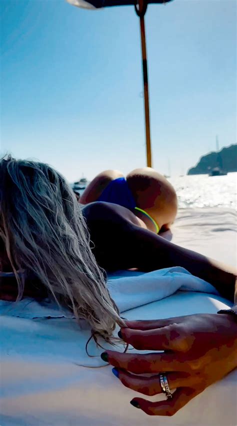 Topless Veronika Rajek Shows Off Bum In Barely There Thong Bikini As Tom Brady Admirer Tells