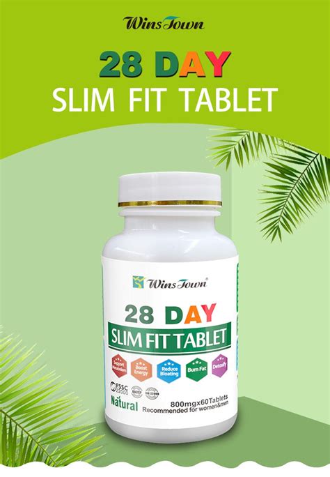 28 Day Slim Fit Tablet | Dietary Supplement for Weight Loss, Metabolis ...