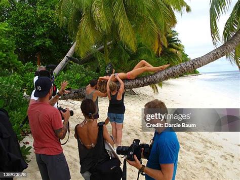 120 Behind The Scenes Sports Illustrated Swimsuit 2012 Stock Photos