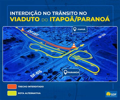 Acesso Df Pelo Viaduto Do Itapo Parano Sofrer Altera Es No