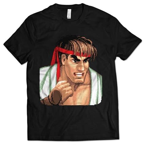 Street Fighter Ii Ryu Mens Video Game T Shirt