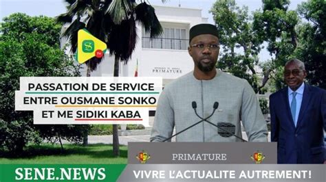 PRIMATURE SENEGALAISE La première déclaration du nouveau PM Ousmane