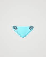Bikini Bottom With Sequins Woman Light Blue TWINSET Milano