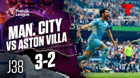 Highlights & Goals | Man. City vs. Aston Villa 3-2 | Premier League ...