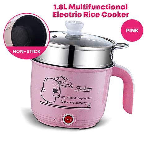 Stainless Steel L Electric Mini Cooking Multi Cooker Modes Pot Non Stick Coating Hot Pot