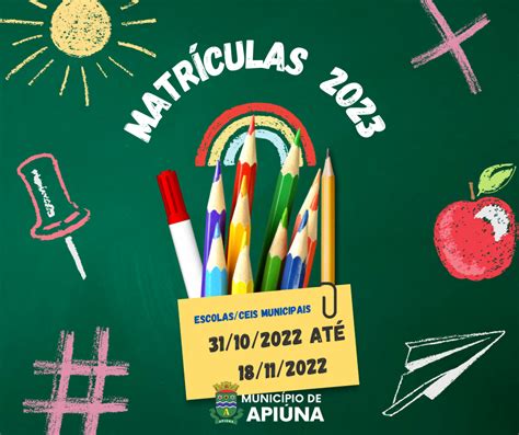 Matr Culas E Rematr Culas Para Escolas E Ceis Municipais Acontecem