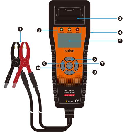 Sk 8535 バッテリーチェッカー 取扱説明書｜カイセ株式会社｜自動車整備用計測器・テスター｜ネット通販