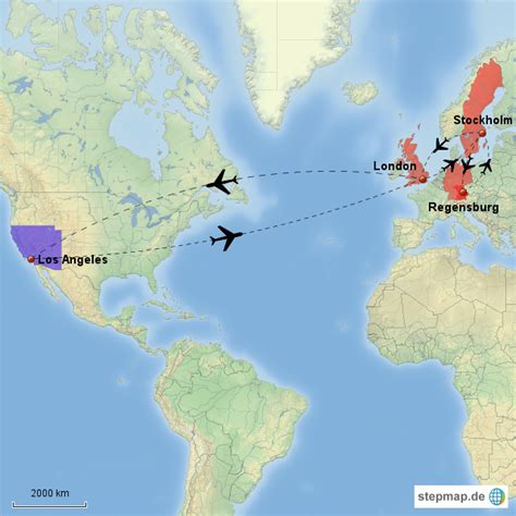 Stepmap Usa Urlaub Fl Ge B Landkarte F R Welt