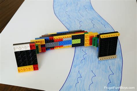 Do a LEGO Bridge Building Challenge! - Frugal Fun For Boys and Girls