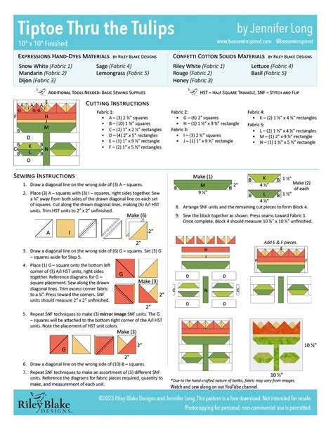 Rbd Block Challenge Patterns Riley Blake Designs