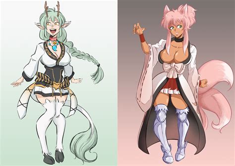 Monstergirl Waifus By Samasan Hentai Foundry