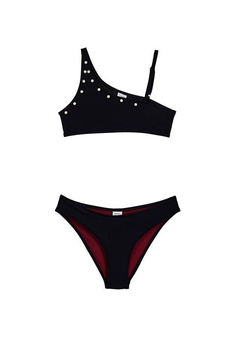 SHELLSEA Kız Çozuk Tek Omuz İncili Bikini Fiyatı Yorumları