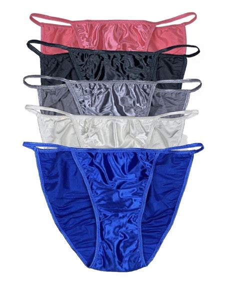 Satin String Bikini Second Skin Satin Pack Etsy