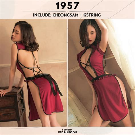 Jual Rr Rr Rr Sexy Lingerie Costume Cheongsam Qipao Chinese Girl Baju Oriental