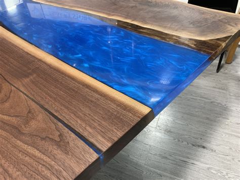 Live Edge Epoxy River Table Toronto Powered By Woodify