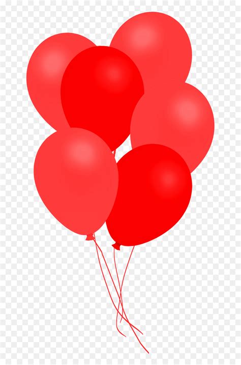 Bunch Of Red Balloons Clipart - Hot Pink Balloons Png, Transparent Png ...